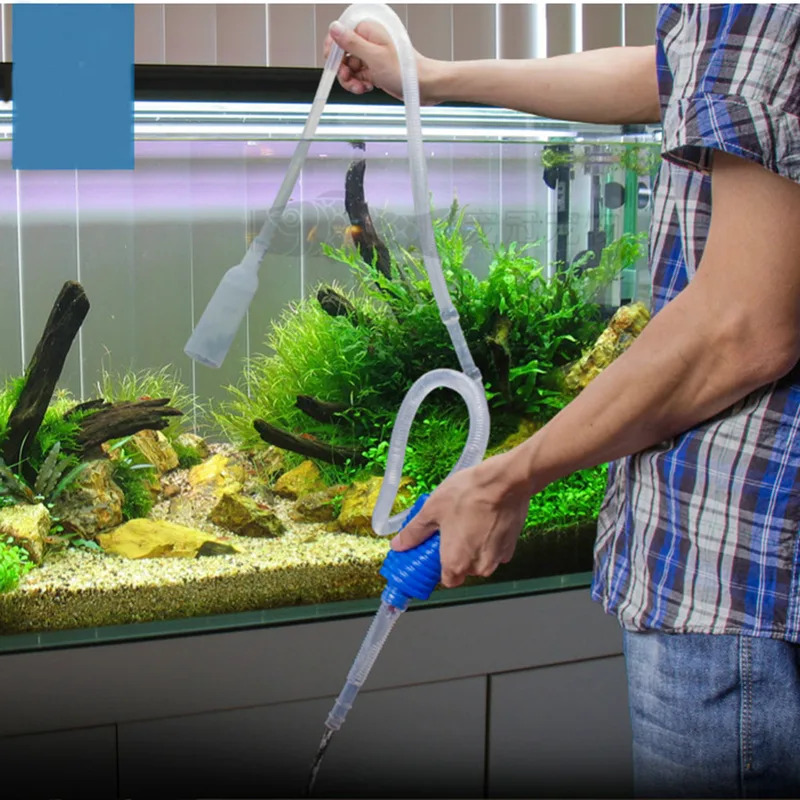 Marine Aquarium Water Change - Aquarium Siphon Vacuum Cleaner, Manual Gravel