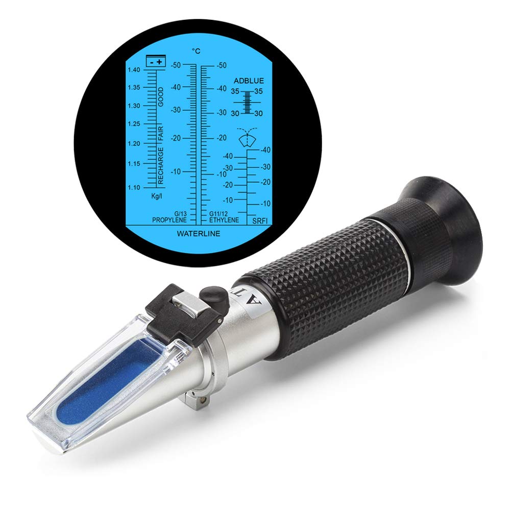 Refractometer Salinity - Antifreeze Coolant Refractometer for Automobile Antifreeze