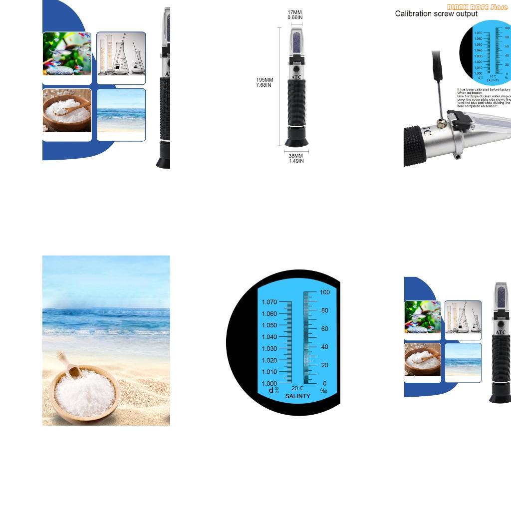 Refractometer Salinity - Máy đo khúc xạ độ mặn