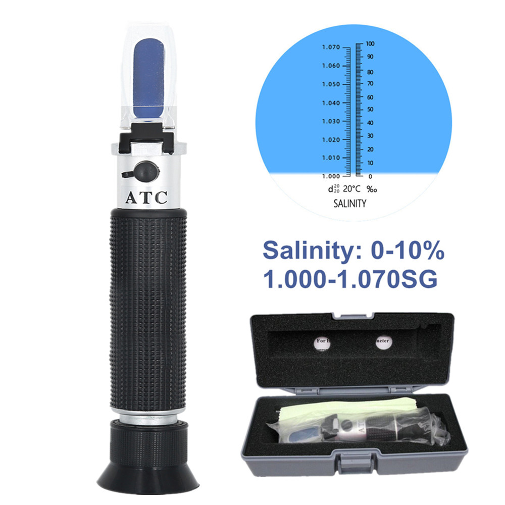 Handheld Salinity Refractomete - đánh giá và giá Refractometer Salinity
