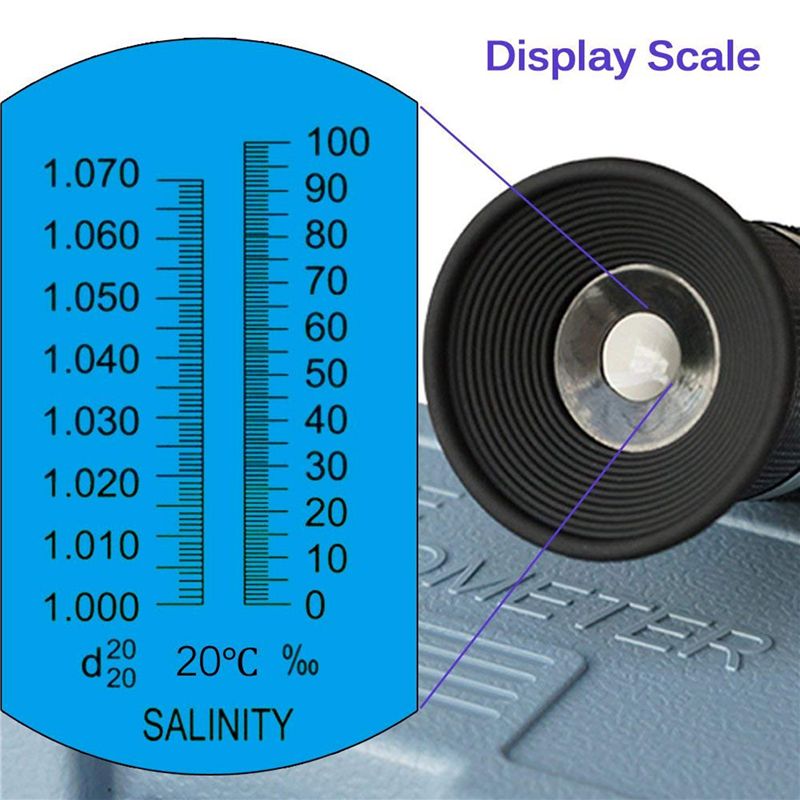 2X Salinity Refractometer For  - đánh giá và giá Refractometer Salinity