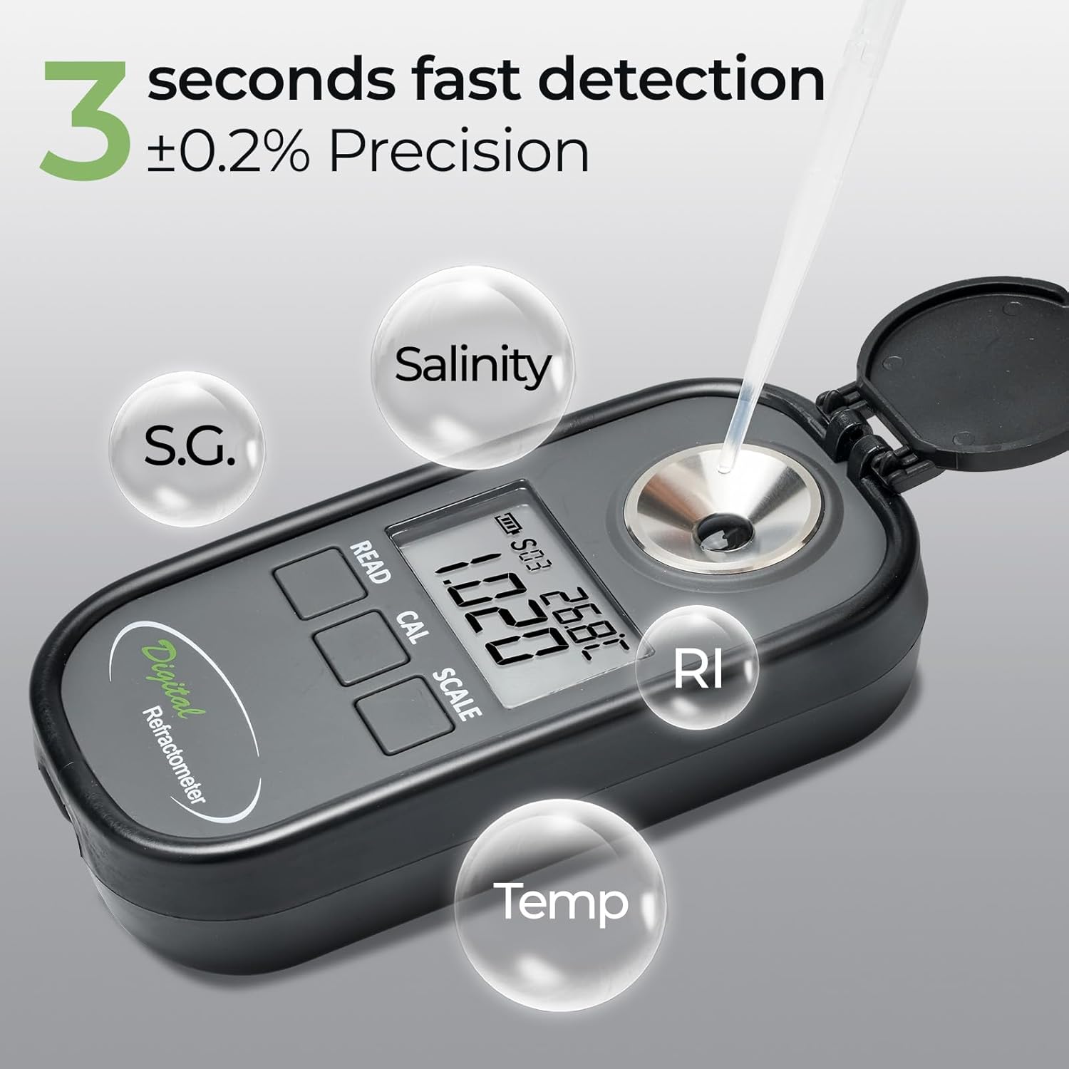 DIgital Refractometer Digital  - đánh giá và giá Refractometer Salinity