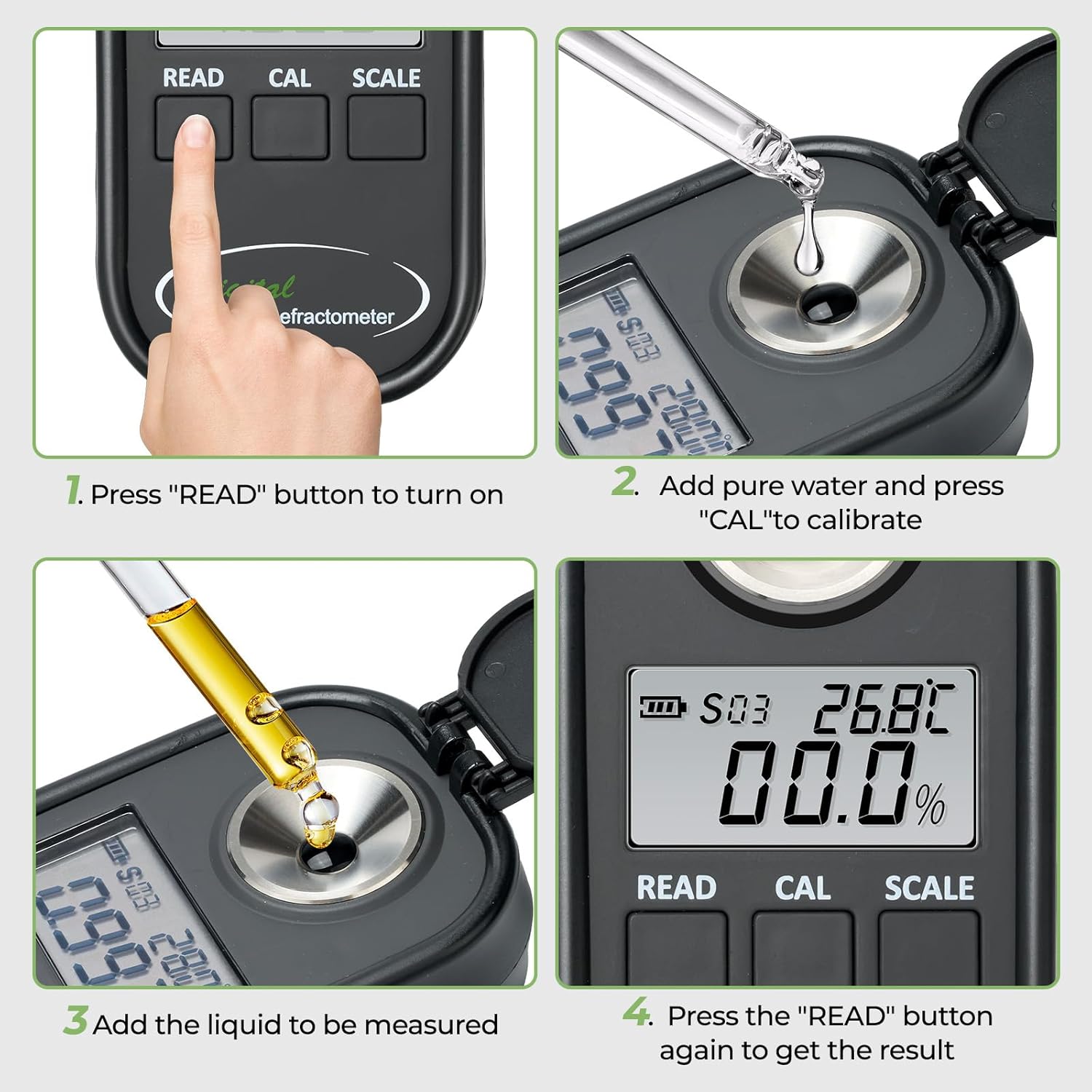 DIgital Refractometer Digital  - đánh giá và giá Refractometer Salinity