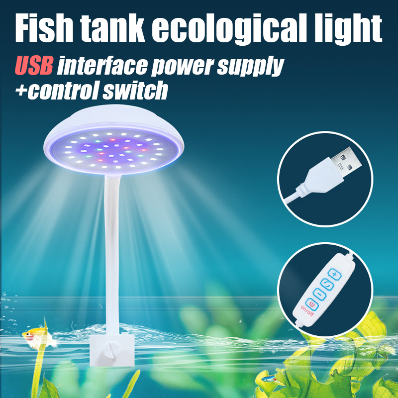 USB Fish Tank Small Clip Light - đánh giá và giá Marine Aquarium Water Change