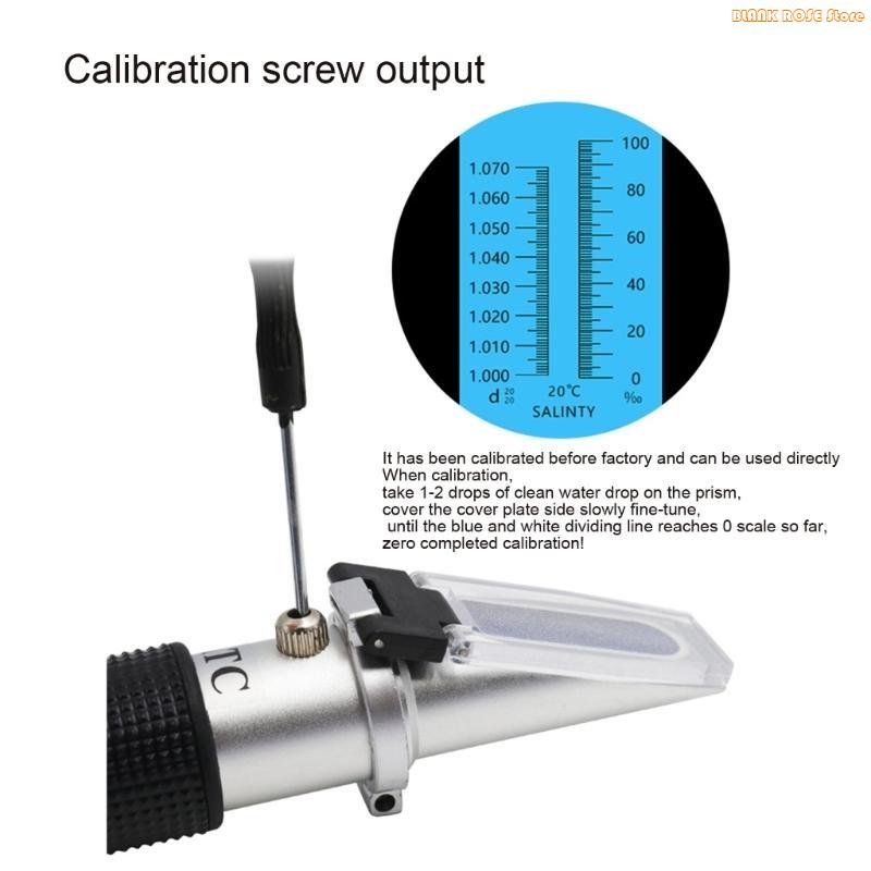 Máy đo khúc xạ độ mặn K1AE Máy - đánh giá và giá Refractometer Salinity