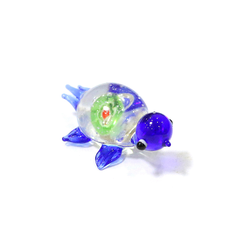 1pc Mini Glass Turtle Figurine - đánh giá và giá Marine Aquarium Japan