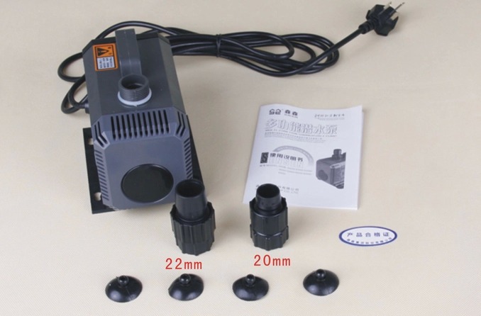 HQB-3000 60W Submersible Water - đánh giá và giá Aquarium Marine Color