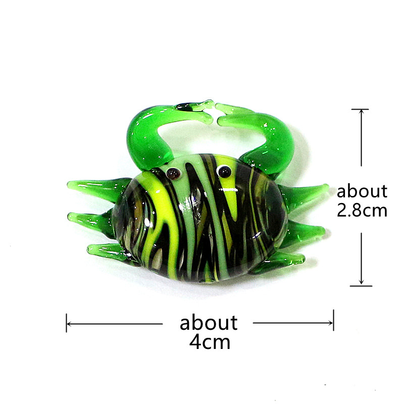 Handmade Cute Mini Glass Crab  - đánh giá và giá Marine Aquarium Japan