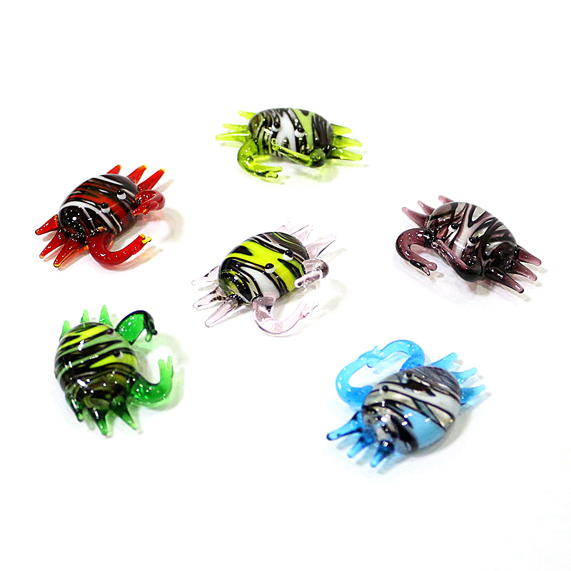 Handmade Cute Mini Glass Crab  - đánh giá và giá Marine Aquarium Japan