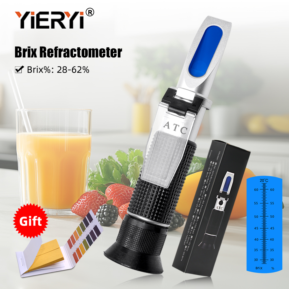 Professional 28-62% Brix Refra - đánh giá và giá Refractometer Salinity
