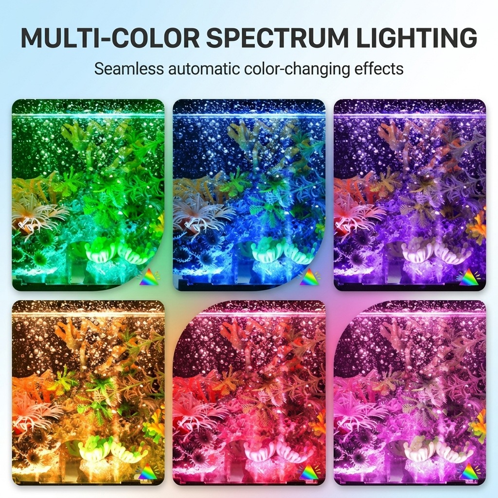 USB LED Aquarium Air Bubble Li - đánh giá và giá Marine Aquarium Water Change