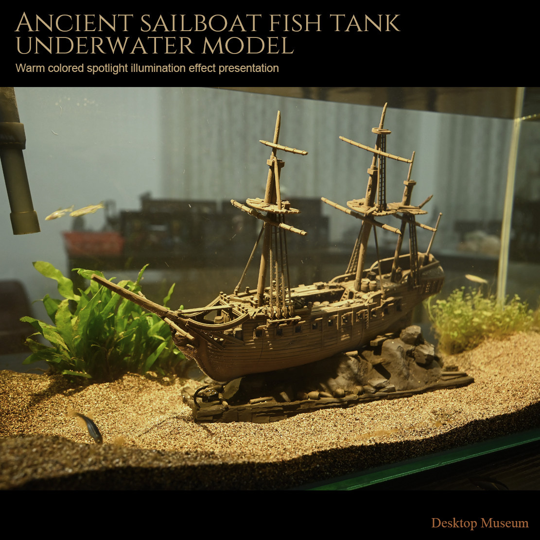 290mm Sailing Ship Aquarium De - đánh giá và giá Marine Aquarium Epoxy